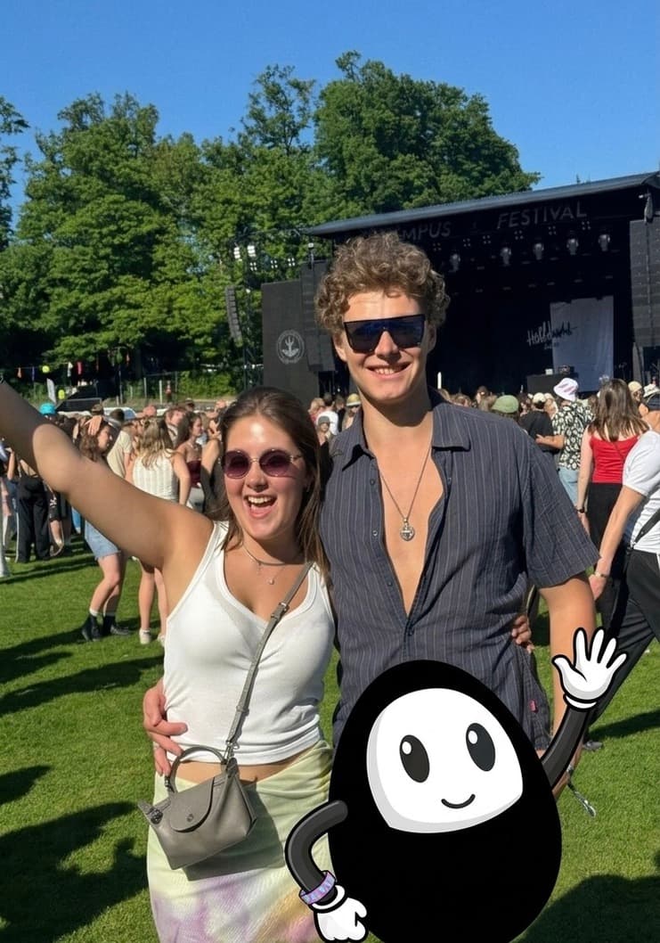 Vor der Campus-Festival-Hauptbühne